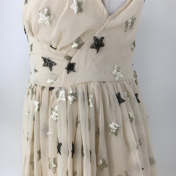 Ranna Gill Sequin Star Cocktail Party Dress - Ethereal Prom Fairytale - Picture 7 of 12